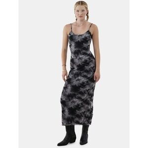 🌱🦢4 FOR $15!🦢🌱 No Boundaries black Sleeveless Mesh Maxi Dress